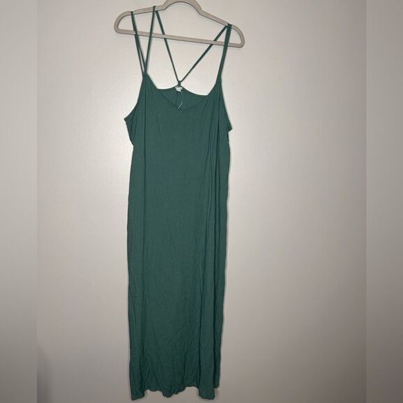 Aerie Cross back strap Midi Dress - Picture 1 of 3